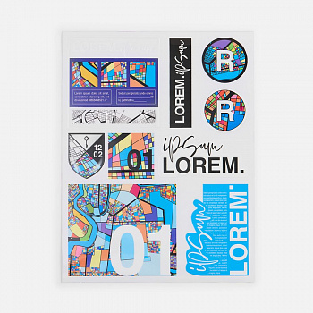 Наклейки UV-DTF Sticker Pack на заказ
